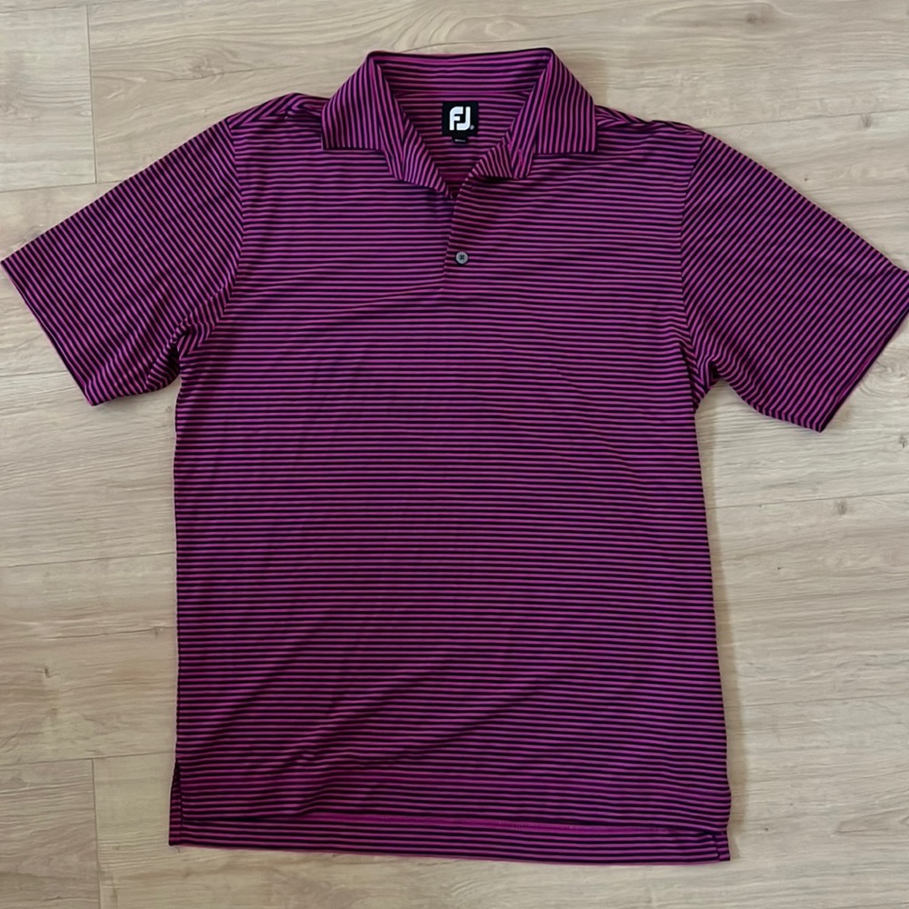 Footjoy Mens Striped Polo